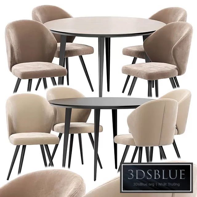 FURNITURE – TABLE CHAIR – 3DSKY Models – 10836