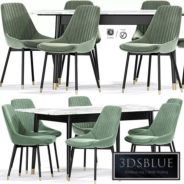 FURNITURE – TABLE CHAIR – 3DSKY Models – 10842