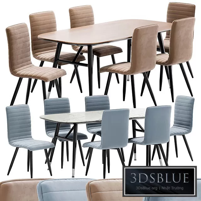 FURNITURE – TABLE CHAIR – 3DSKY Models – 10846