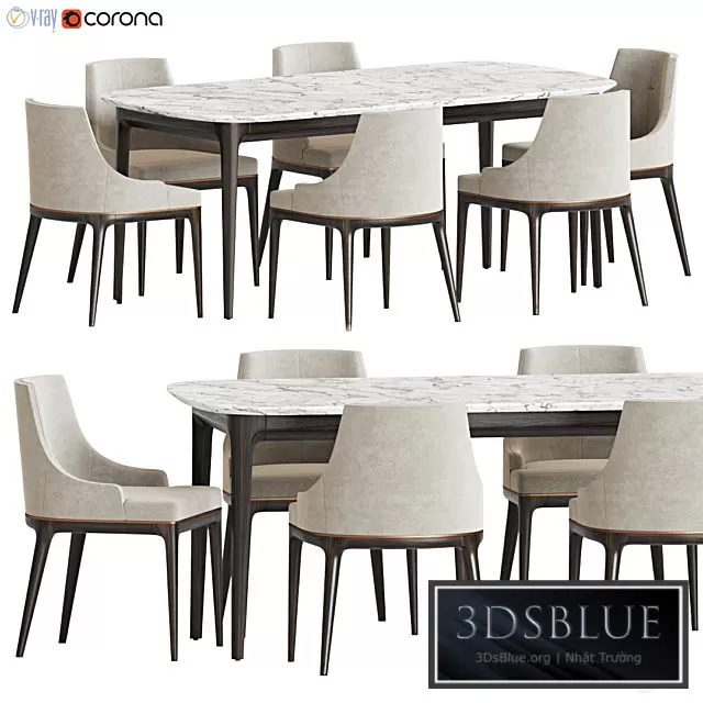 FURNITURE – TABLE CHAIR – 3DSKY Models – 10863
