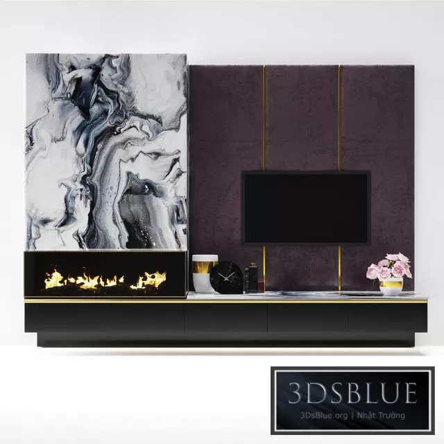 FURNITURE – TV WALL – 3DSKY Models – 10900