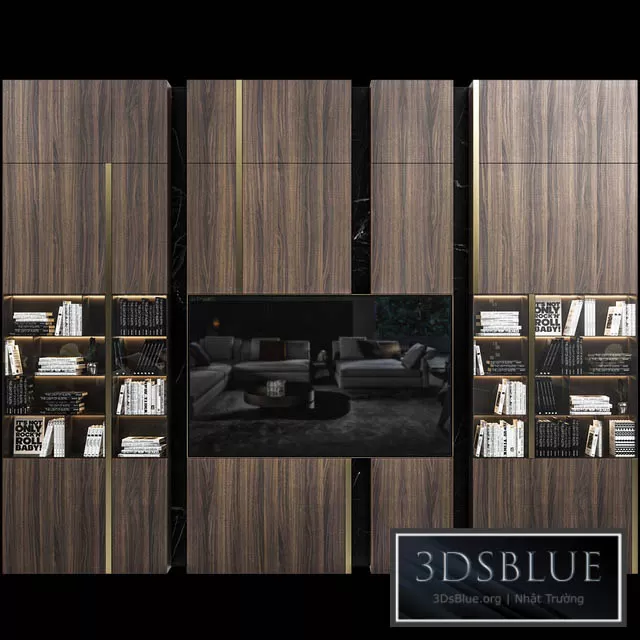 FURNITURE – TV WALL – 3DSKY Models – 10910