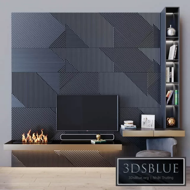 FURNITURE – TV WALL – 3DSKY Models – 10917