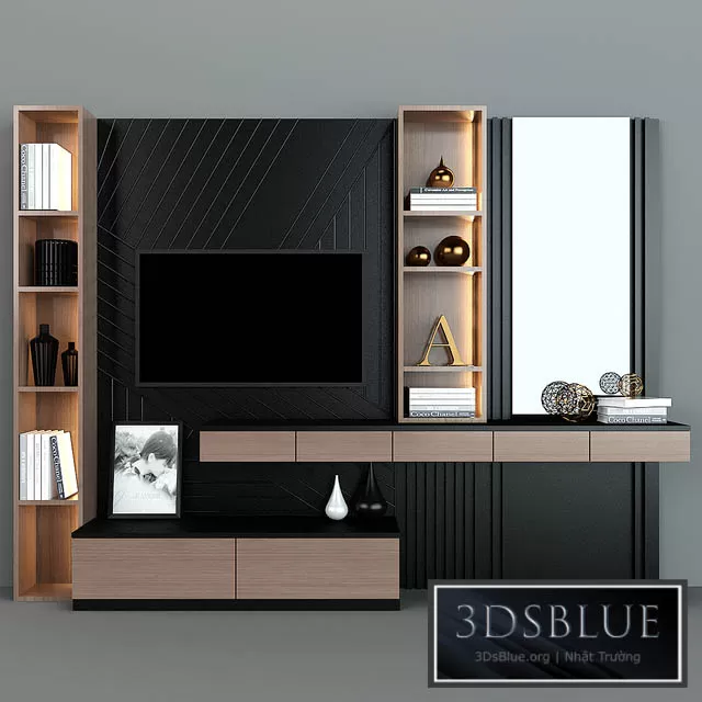 FURNITURE – TV WALL – 3DSKY Models – 10918