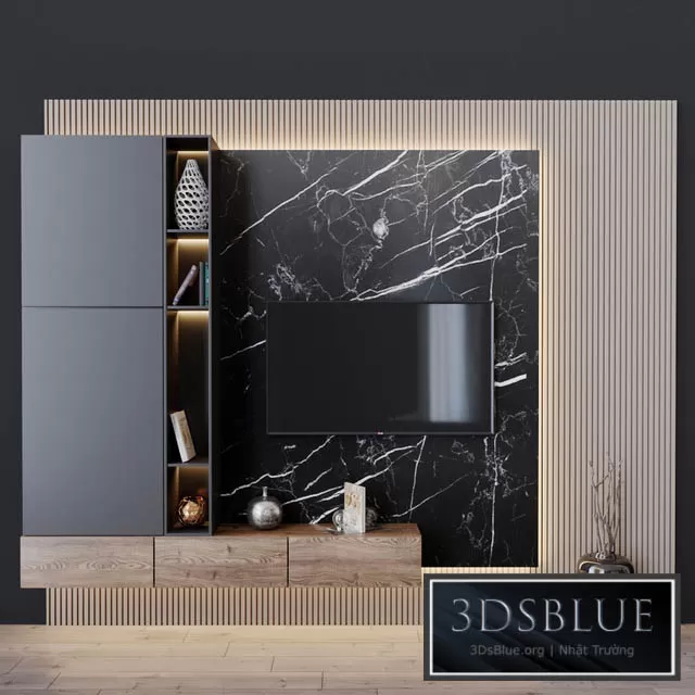 FURNITURE – TV WALL – 3DSKY Models – 10919