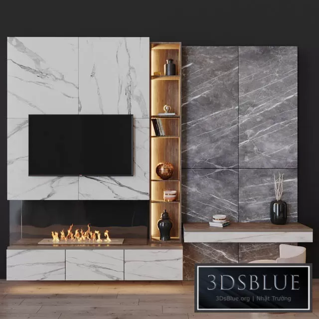 FURNITURE – TV WALL – 3DSKY Models – 10926