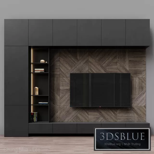 FURNITURE – TV WALL – 3DSKY Models – 10928