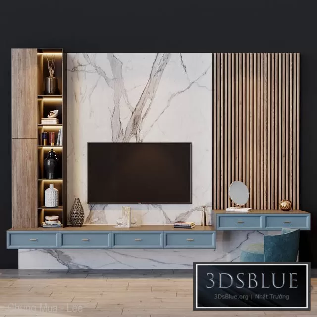 FURNITURE – TV WALL – 3DSKY Models – 10936