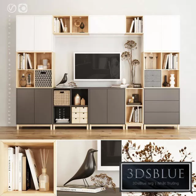 FURNITURE – TV WALL – 3DSKY Models – 10942