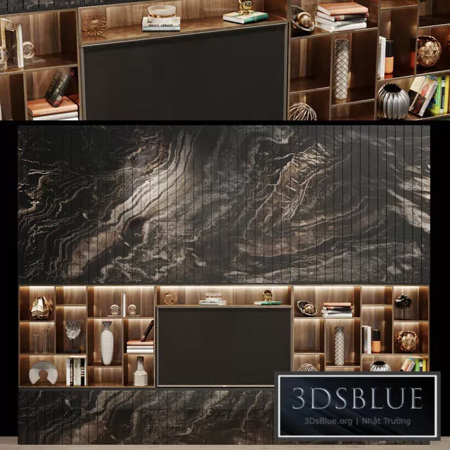 FURNITURE – TV WALL – 3DSKY Models – 10951