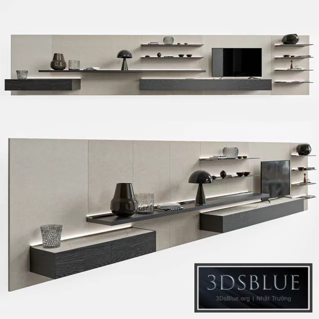 FURNITURE – TV WALL – 3DSKY Models – 10953