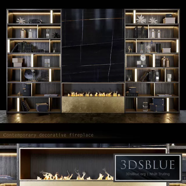 FURNITURE – TV WALL – 3DSKY Models – 10957