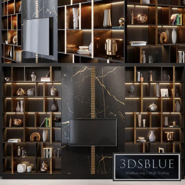 FURNITURE – TV WALL – 3DSKY Models – 10958