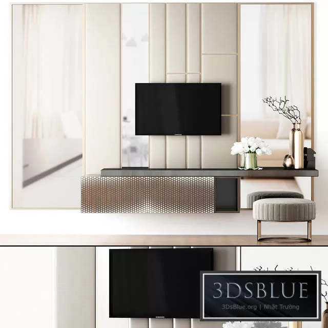 FURNITURE – TV WALL – 3DSKY Models – 10959
