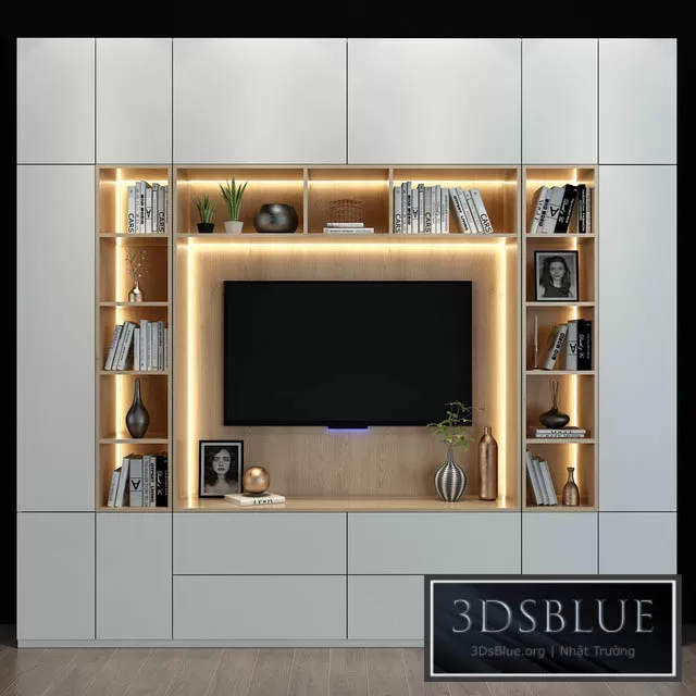 FURNITURE – TV WALL – 3DSKY Models – 10963