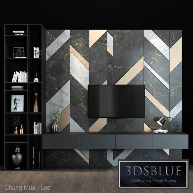 FURNITURE – TV WALL – 3DSKY Models – 10968