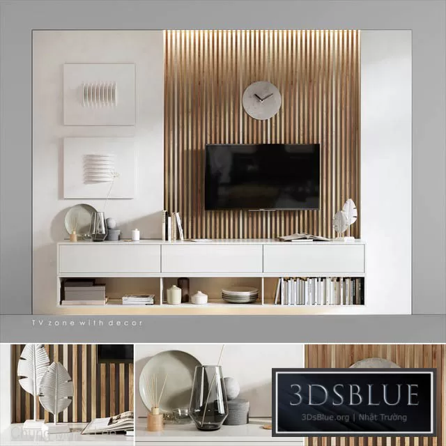 FURNITURE – TV WALL – 3DSKY Models – 10970