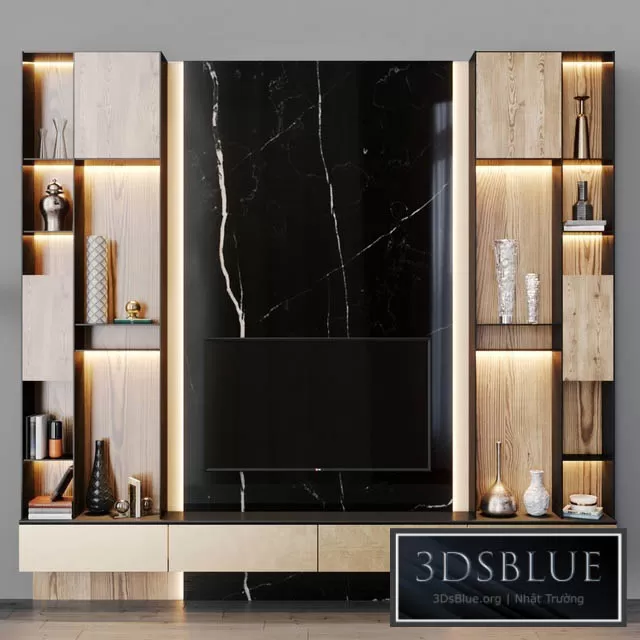 FURNITURE – TV WALL – 3DSKY Models – 10973