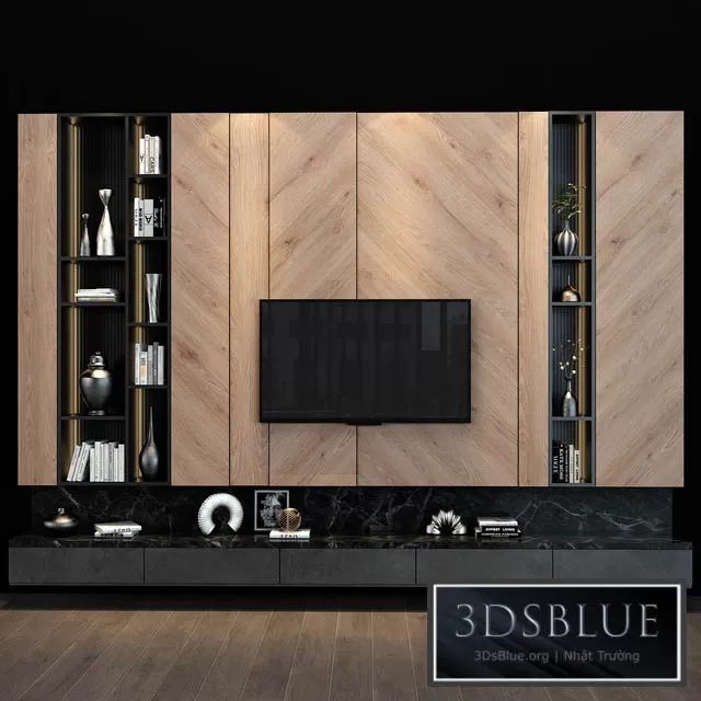 FURNITURE – TV WALL – 3DSKY Models – 10975