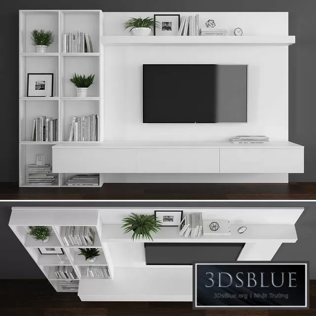 FURNITURE – TV WALL – 3DSKY Models – 10976