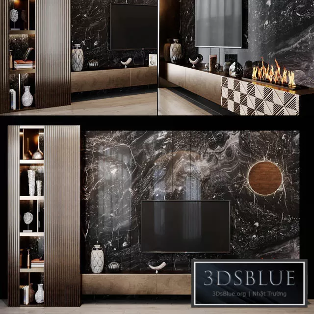 FURNITURE – TV WALL – 3DSKY Models – 10977