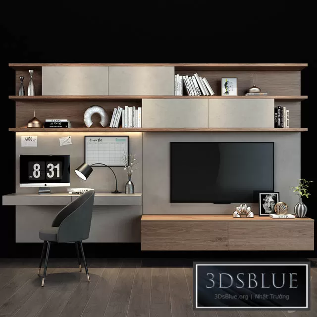 FURNITURE – TV WALL – 3DSKY Models – 10980