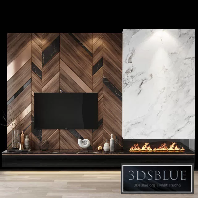 FURNITURE – TV WALL – 3DSKY Models – 10983