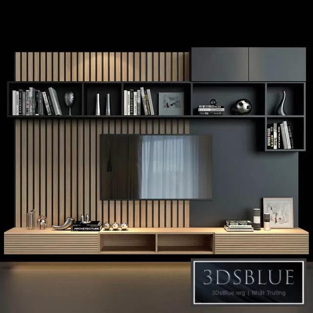 FURNITURE – TV WALL – 3DSKY Models – 10991