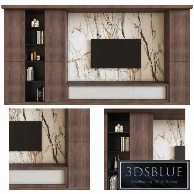 FURNITURE – TV WALL – 3DSKY Models – 10996