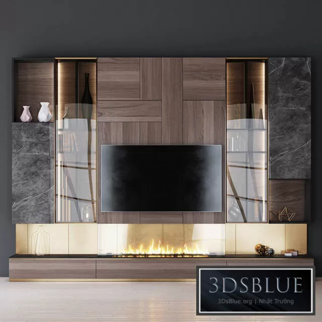 FURNITURE – TV WALL – 3DSKY Models – 11000