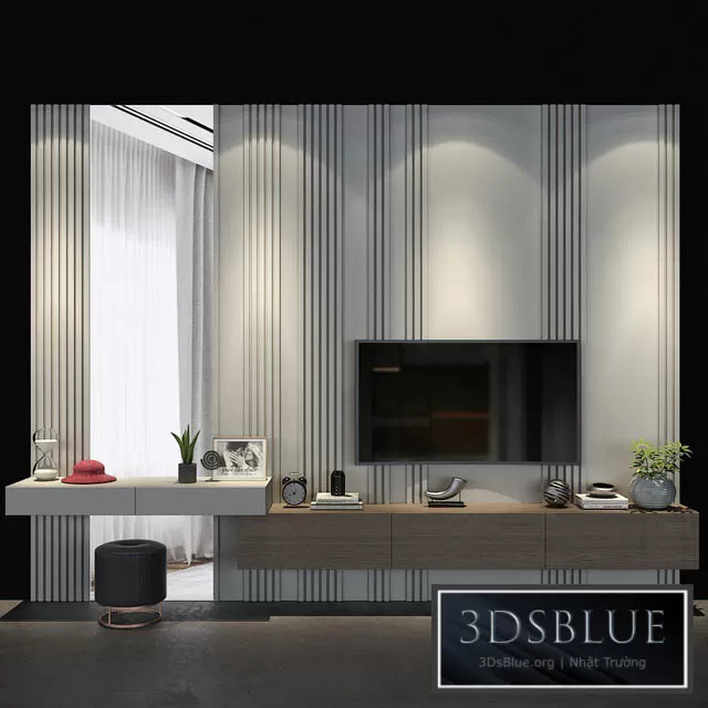 FURNITURE – TV WALL – 3DSKY Models – 11003