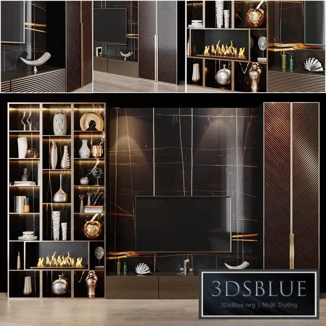 FURNITURE – TV WALL – 3DSKY Models – 11005