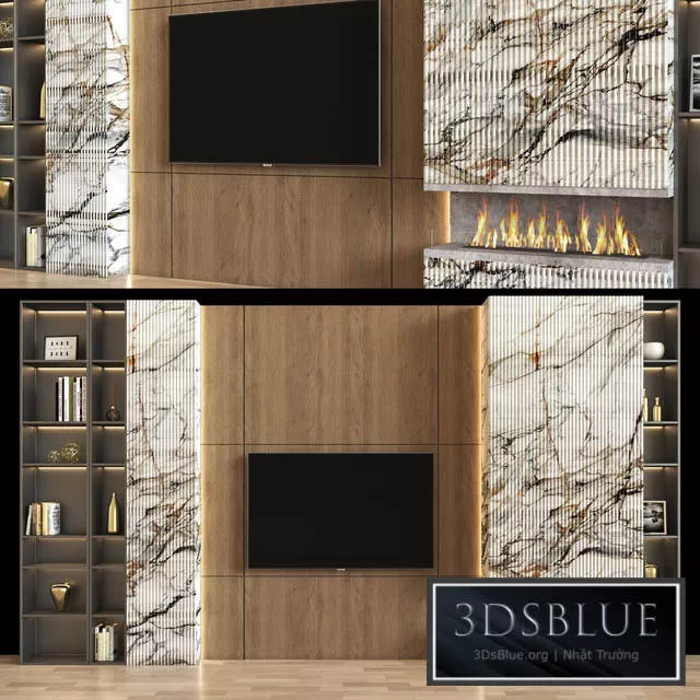 FURNITURE – TV WALL – 3DSKY Models – 11010
