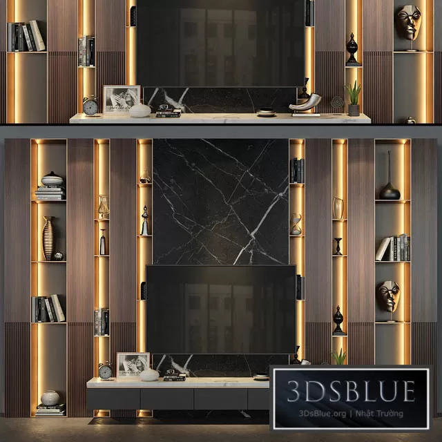 FURNITURE – TV WALL – 3DSKY Models – 11013