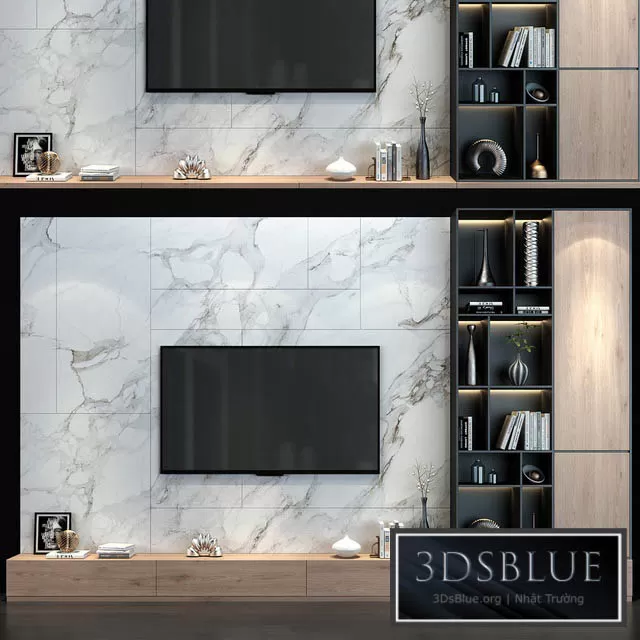 FURNITURE – TV WALL – 3DSKY Models – 11014
