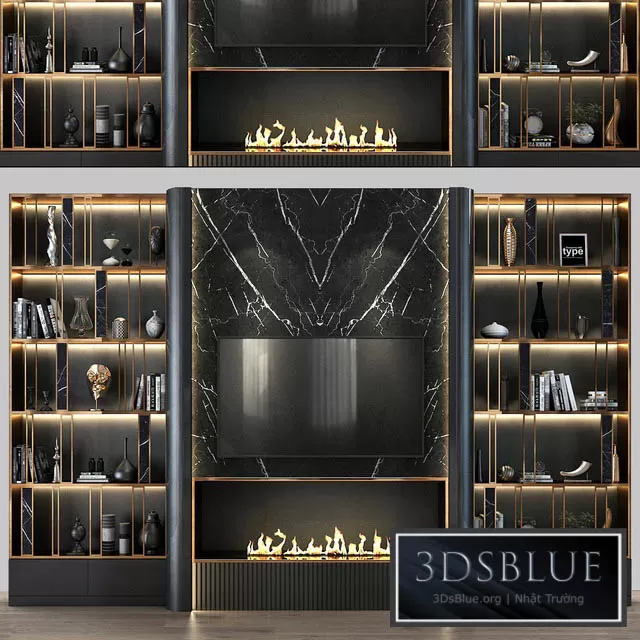 FURNITURE – TV WALL – 3DSKY Models – 11019