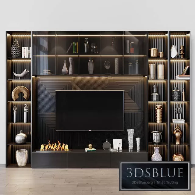 FURNITURE – TV WALL – 3DSKY Models – 11023