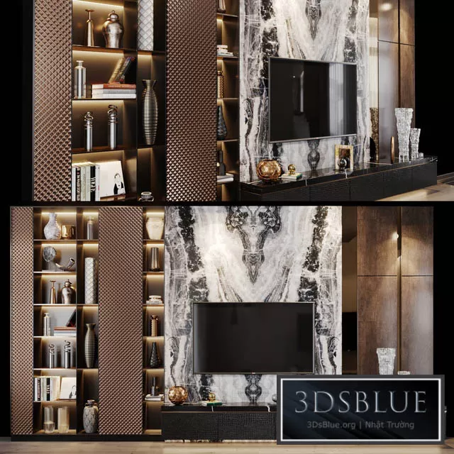 FURNITURE – TV WALL – 3DSKY Models – 11027