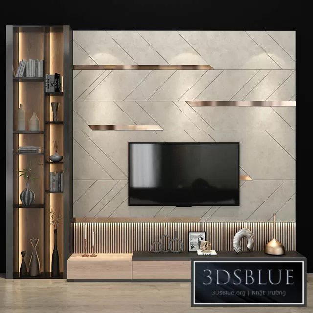 FURNITURE – TV WALL – 3DSKY Models – 11031