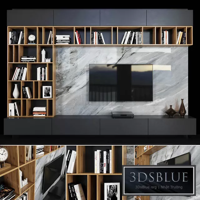 FURNITURE – TV WALL – 3DSKY Models – 11033