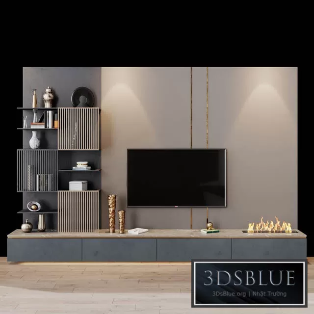 FURNITURE – TV WALL – 3DSKY Models – 11034