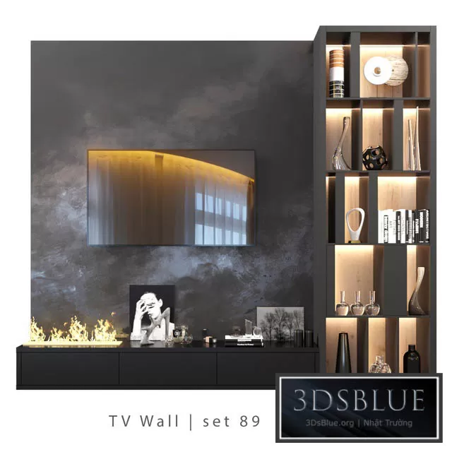 FURNITURE – TV WALL – 3DSKY Models – 11039