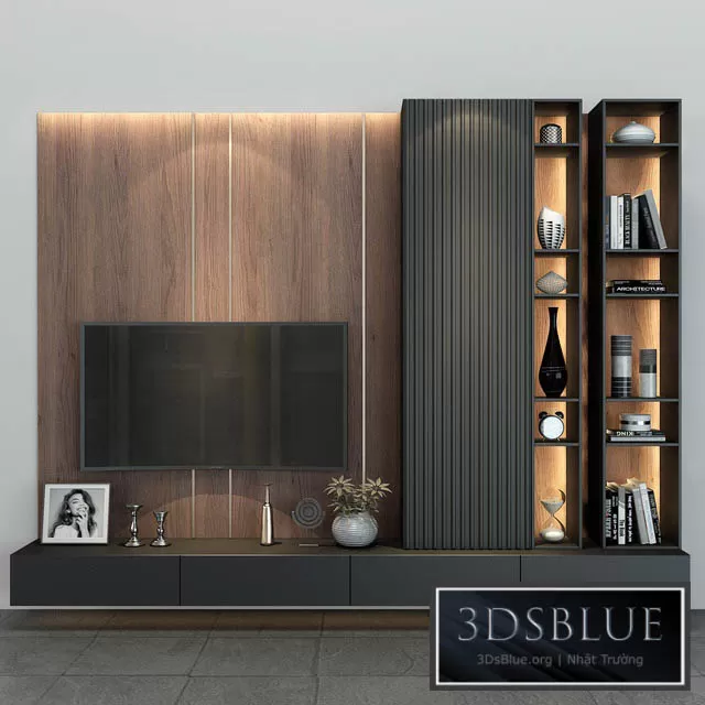 FURNITURE – TV WALL – 3DSKY Models – 11040