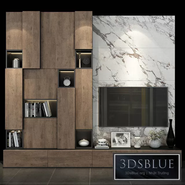 FURNITURE – TV WALL – 3DSKY Models – 11046