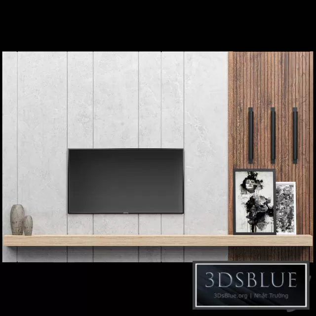 FURNITURE – TV WALL – 3DSKY Models – 11049