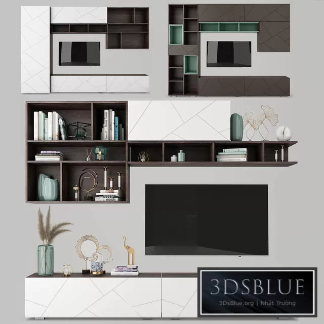 FURNITURE – TV WALL – 3DSKY Models – 11051