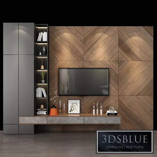 FURNITURE – TV WALL – 3DSKY Models – 11052