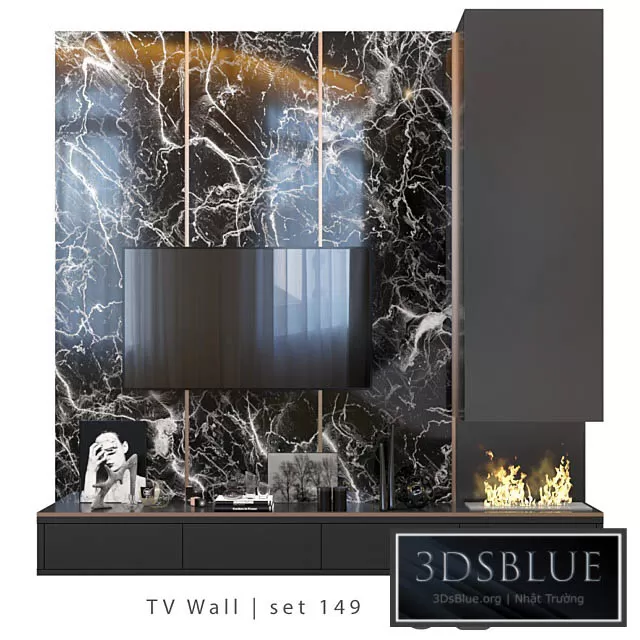FURNITURE – TV WALL – 3DSKY Models – 11071