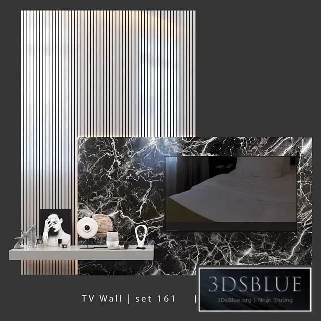 FURNITURE – TV WALL – 3DSKY Models – 11077