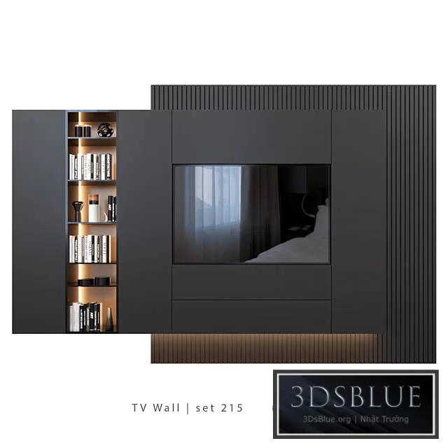 FURNITURE – TV WALL – 3DSKY Models – 11091